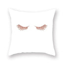 Axyaa Pink Bling Dots Geometric Throw Pillow Cover