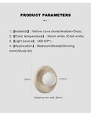 Axyaa Yellow Cave Stone Wall Lamp - Artistic Luxury Lighting for Home, Hotel, Study