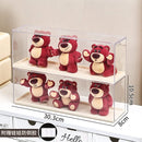 Axyaa Handmade Dust-proof Display Cabinet for Strawberry Bear Dolls
