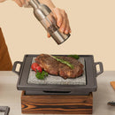 Axyaa Insulated Heated BBQ Plate for Lamb Chops with Alcohol Tray