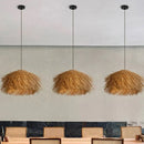 Axyaa Handmade Weaving Chandelier LED Pendant Lamp for Home Decor Lighting