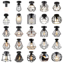 Axyaa Retro Industrial Metal Ceiling Lamp Shade for Kitchen Bathroom Lighting