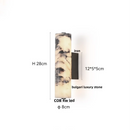 Axyaa LED Wall Lamp Modern Wabi Sabi Cylinder Bulgari Stone Mirror Light