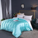 Axyaa Mulberry Silk Duvet Cover Queen Skin Beauty Comforter Cover Bed Blanket