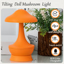 Axyaa Mushroom RGB LED Table Lamp Dimming Night Light