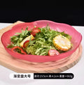 Axyaa Glass Fruit Plate for Living Room Coffee Table, High-End Snack Candy Tray