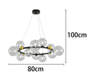 Axyaa LED Chandeliers for Modern Living Room Indoor Lighting
