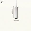 Axyaa Modern Silk Pendant Chandelier | Minimalist LED Indoor Lighting