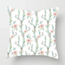 Axyaa Watercolor Cactus Flower Pillow Case 45x45cm