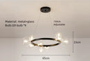 Axyaa Adjustable Hanging Chandelier for Home Decoration