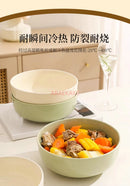 Axyaa Large Soup Bowl for Noodles - Home Ceramic Instant Noodle Bowl