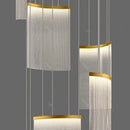 Axyaa Modern LED Chandelier Pendant Light Ceiling Lamp for Dining, Living Room