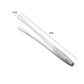 Axyaa Stainless Steel BBQ Tongs - Cooking Essential for Grilling and Food Handling