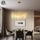 Axyaa Gold Crystal Chandelier: Modern Luxury for Bedroom, Living Room, Dining Room