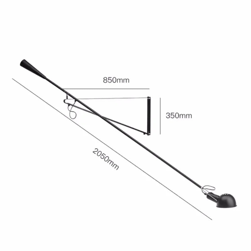 Axyaa Rotatable LED Wall Lamp for Bedroom & Living Room Lighting