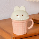 Axya Cute Ice Cream Ceramic Mug Set for Kitchen & Dining