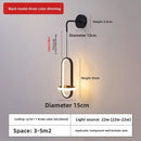 Axyaa Modern LED Wall Clock Light for Home Interior Decoration