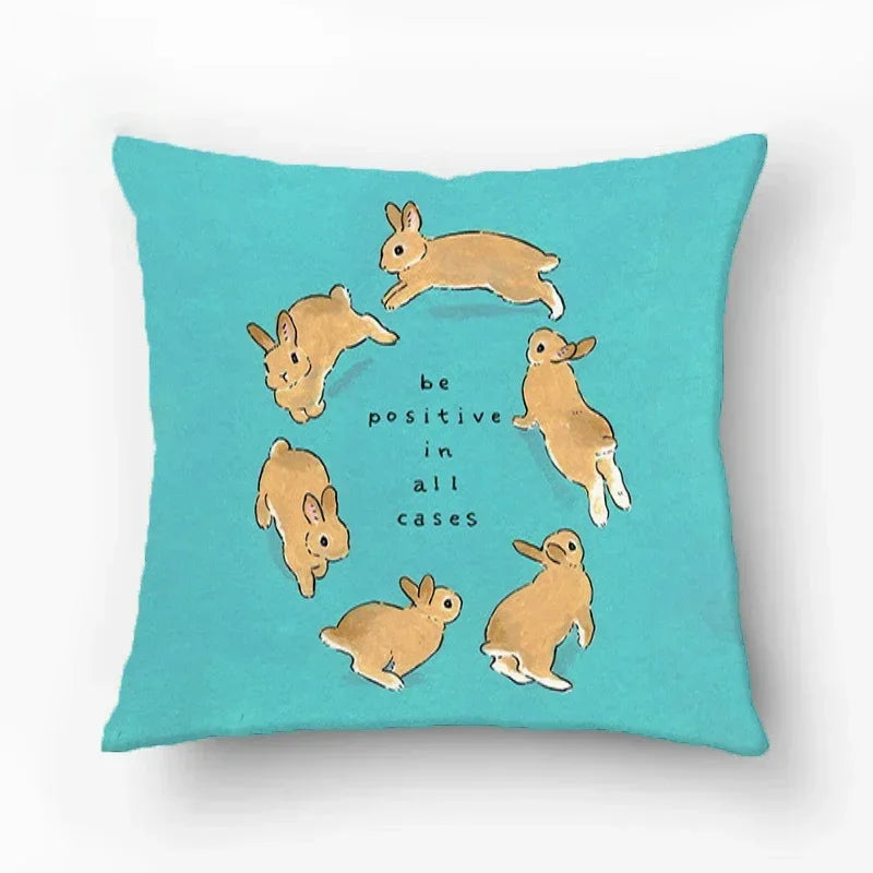 Axyaa Bunny Cushion Cover Set