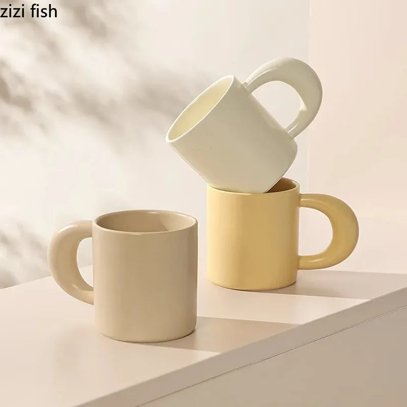 Axya Creative Beauty Ceramic Mug Set for Home & Office Use