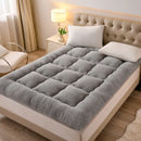 Axyaa Fluffy Mattress Topper: Soft Warm Pad for Queen King Size, Autumn Winter Comfort