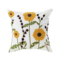 Embroidered Bohemian Pillow Cover by Axyaa - 45x45 Decorative Cushion Case