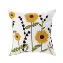 Embroidered Bohemian Pillow Cover by Axyaa - 45x45 Decorative Cushion Case