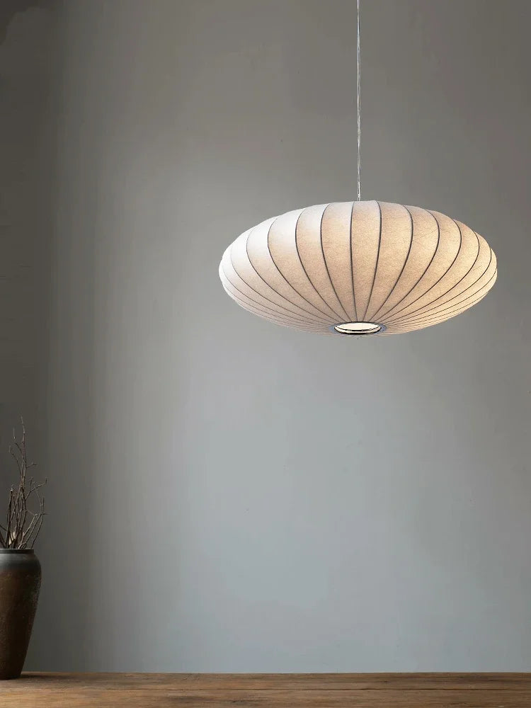 Axyaa Nordic Silk Pendant Lights for Modern Living & Dining Room Decor