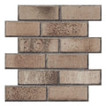 Axyaa 3D Faux Brick Wall Panel Self-adhesive Tile Sticker for Kitchen Bathroom