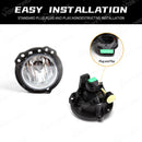 Axyaa Fog Lamps Halogen DRL Daytime Running Lights Toyota Avanza Bumper Headlights Car Accessories