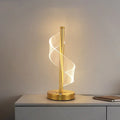 Axyaa LED Table Lamp Dimmable Touch Switch Modern Bedroom Living Room Desk Light