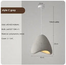 Axyaa LED Chandelier for Dining Room, Bedroom, or Living Room - Japanese Style Indoor Lighting Decor