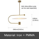 Axyaa Nordic U-shaped Dining Room Pendant Light, Modern Design for Home, Bar, Cafe, Office