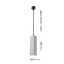 Axyaa Nordic Concret Pendant Lamp for Bedroom Bedside Restaurant Bar Island Lighting