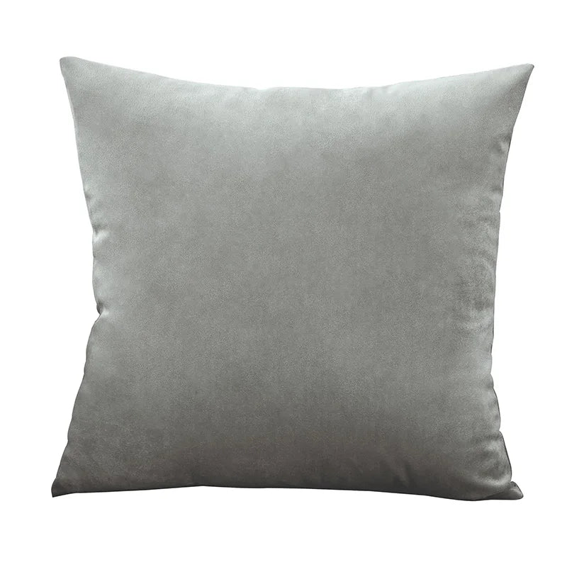 Axyaa Blue Velvet Cushion Cover 45x45cm - Nordic Decor for Living Room Sofa