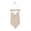 Axyaa Boho Cotton Tapestry with Fringe - Stylish Wall Art, Home Decor Piece.