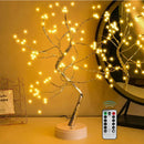 Axyaa LED Bonsai Tree Light with Remote Control Night Lamp for Home Decoration