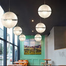 Axyaa Fiberglass Chandelier Pendant Lamp for Staircase Living Room & Bar