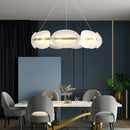 Axyaa Petal Pendant Light: Modern Designer Ring Luxury Bedroom Lighting