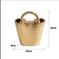 Axyaa Ceramic Vase Decor | Luxury Hand-Held Home Decoration | Living Room Flower Arrangement