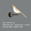 Axyaa Magpie Bird LED Wall Sconces for Home Indoor Decor