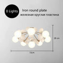 Axyaa Magic Beans Chandelier: Nordic Color Kids' Room Pendant Light