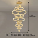 Axyaa Crystal Chandelier Pendant Light for Living Room, Bedroom, Ceiling - Luxury Indoor Lighting
