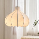Axyaa Nordic Silk Fabric Pendant Chandelier for Dining Bedroom LED Lamp