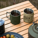 Axyaa 320ml Stainless Steel Double Layer Water Cup for Home, Outdoor, Camping