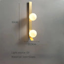 Axyaa Modern Iron LED Wall Lamp for Bedside Study and Living Room Lighting