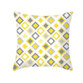 Yellow Gray Geometric Print Pillow Cover 45*45cm for Axyaa - Home Decor Essential