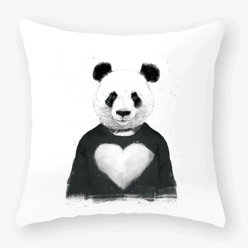 Axyaa Cartoon Animal Cushion Cover 45*45cm