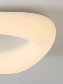 Axyaa Cream Circular Ceiling Lamp for Modern Nordic Style Living Room