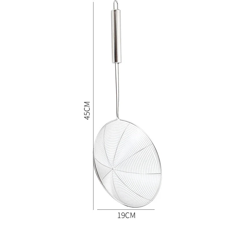 Axyaa Stainless Steel Food Skimmer Colander for Hot Pot and Dumplings