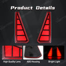 Axyaa LED Rear Bumper Reflector Light for Toyota Noah Voxy 80 Series 2014-2018